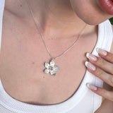 Petal Flame Necklace Silver 925