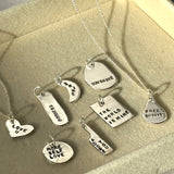 Affirmations & Angel Numbers Necklaces -  Words Shape Your Reality