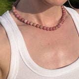 Moonblush Silver Necklace