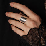 SILVER MOON RING