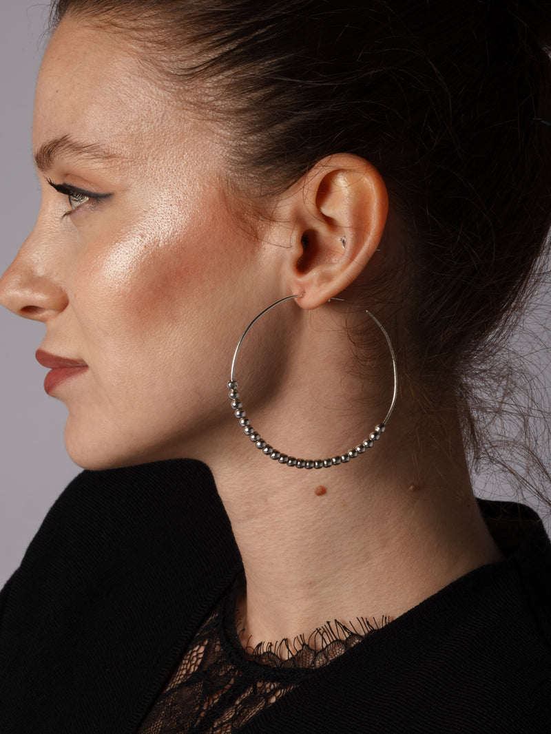 SILVER FLOW EARRINGS